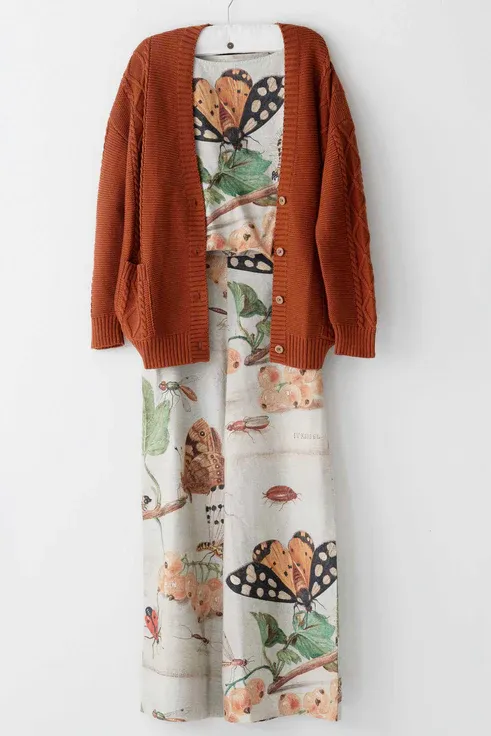 Charli Cardigan in Rust